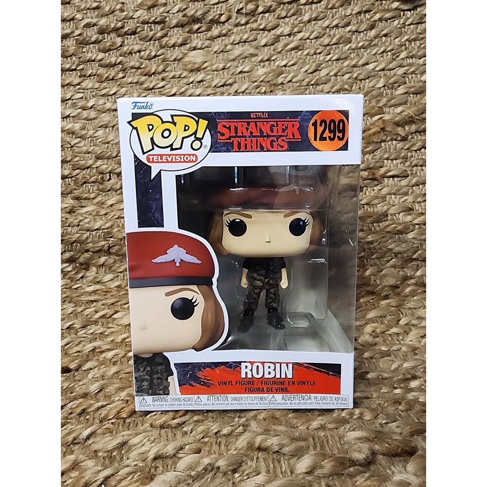NEW! Funko Pop! Television Netflix Stranger Things #1299 Robin